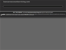 Tablet Screenshot of loancareaccountservicing.com